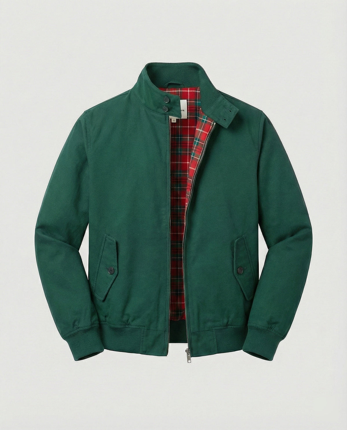 Men's Harrington jacket with zipper