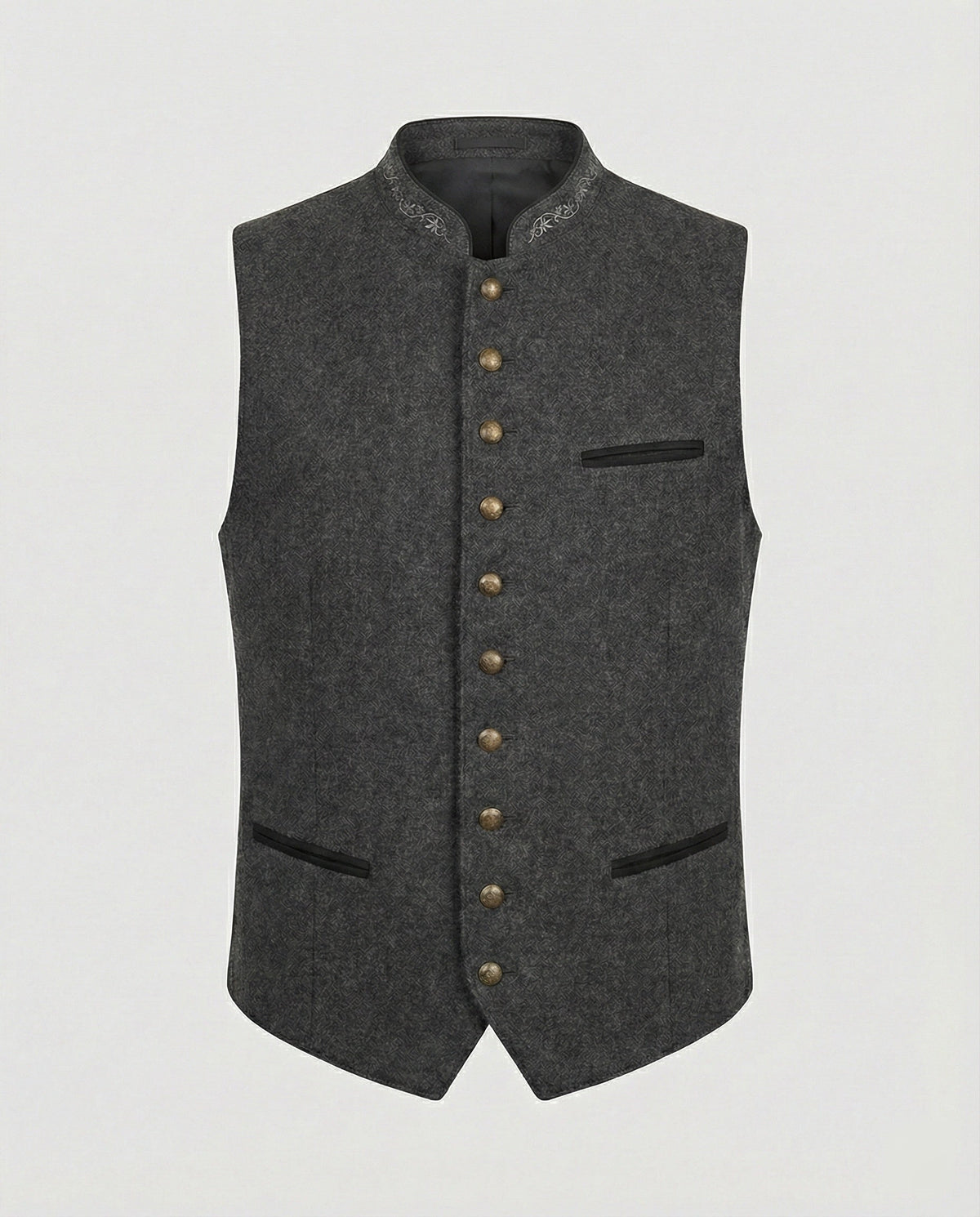 Elegant Gray Traditional Vest