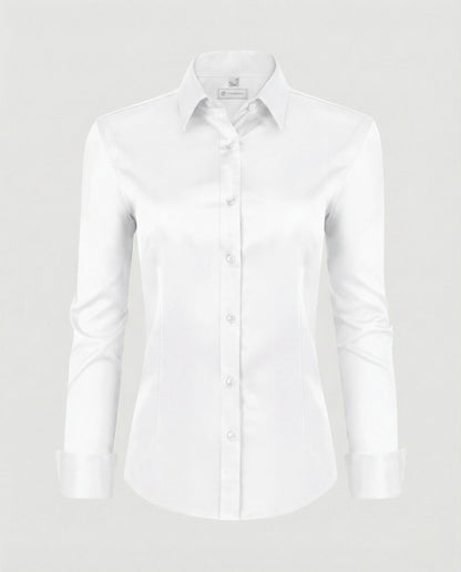 Women's shirt blouse stretch tailored
