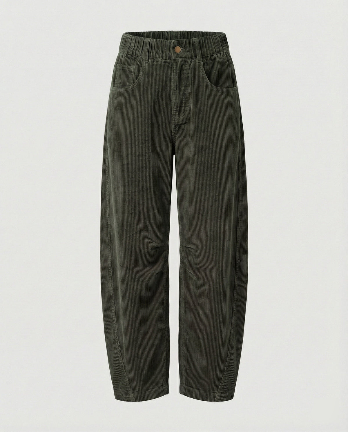 Women Cord Pants Women Wide High Waist