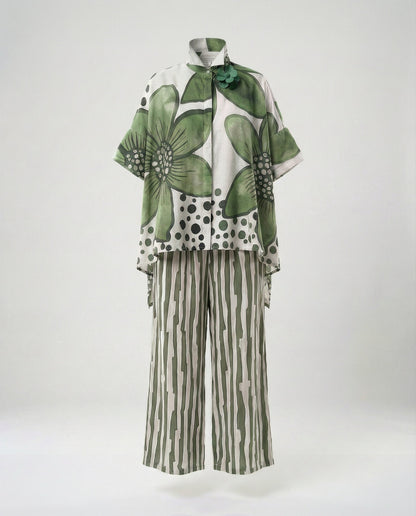 Women's Two-Piece Set Tunic Palazzo
