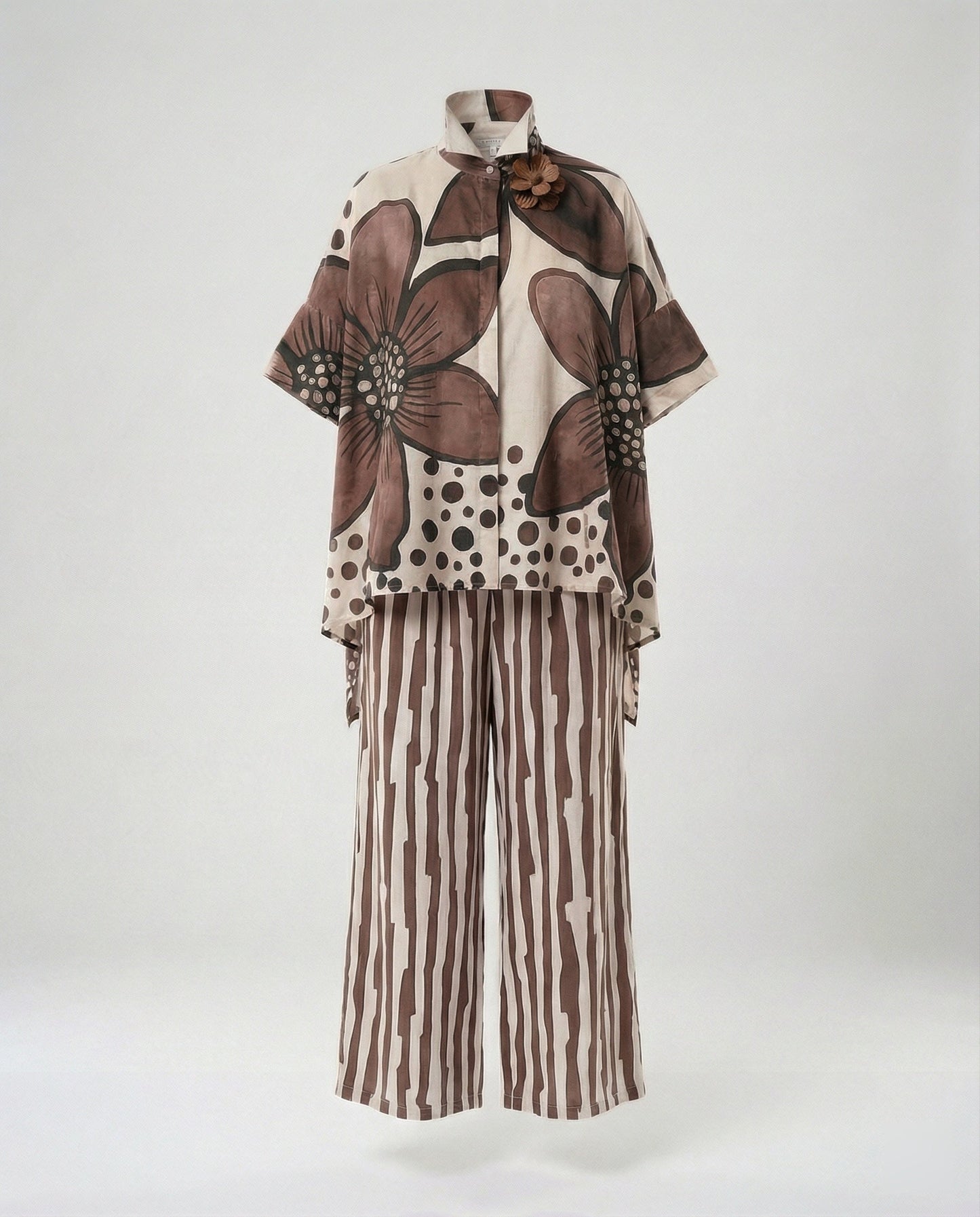 Women's Two-Piece Set Tunic Palazzo