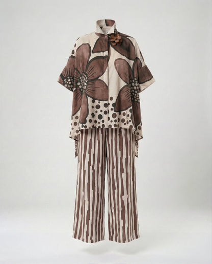 Women's Two-Piece Set Tunic Palazzo