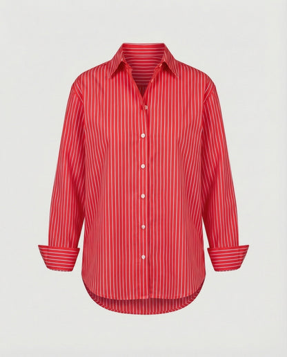 Women's Blouse Top Women's Striped Wide