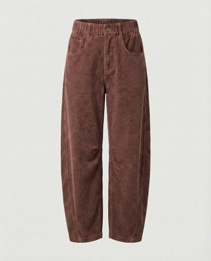 Women's Corduroy Pants Women's Wide High Waist