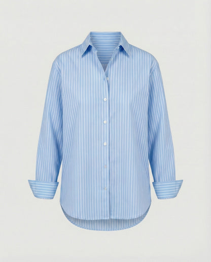 Women's Blouse Top Women's Striped Wide
