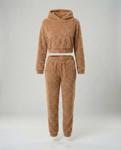 Women's Lounge Suit with Cropped Jacket