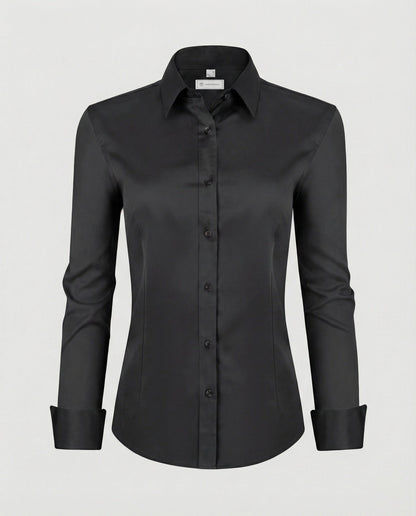 Women's shirt blouse stretch tailored