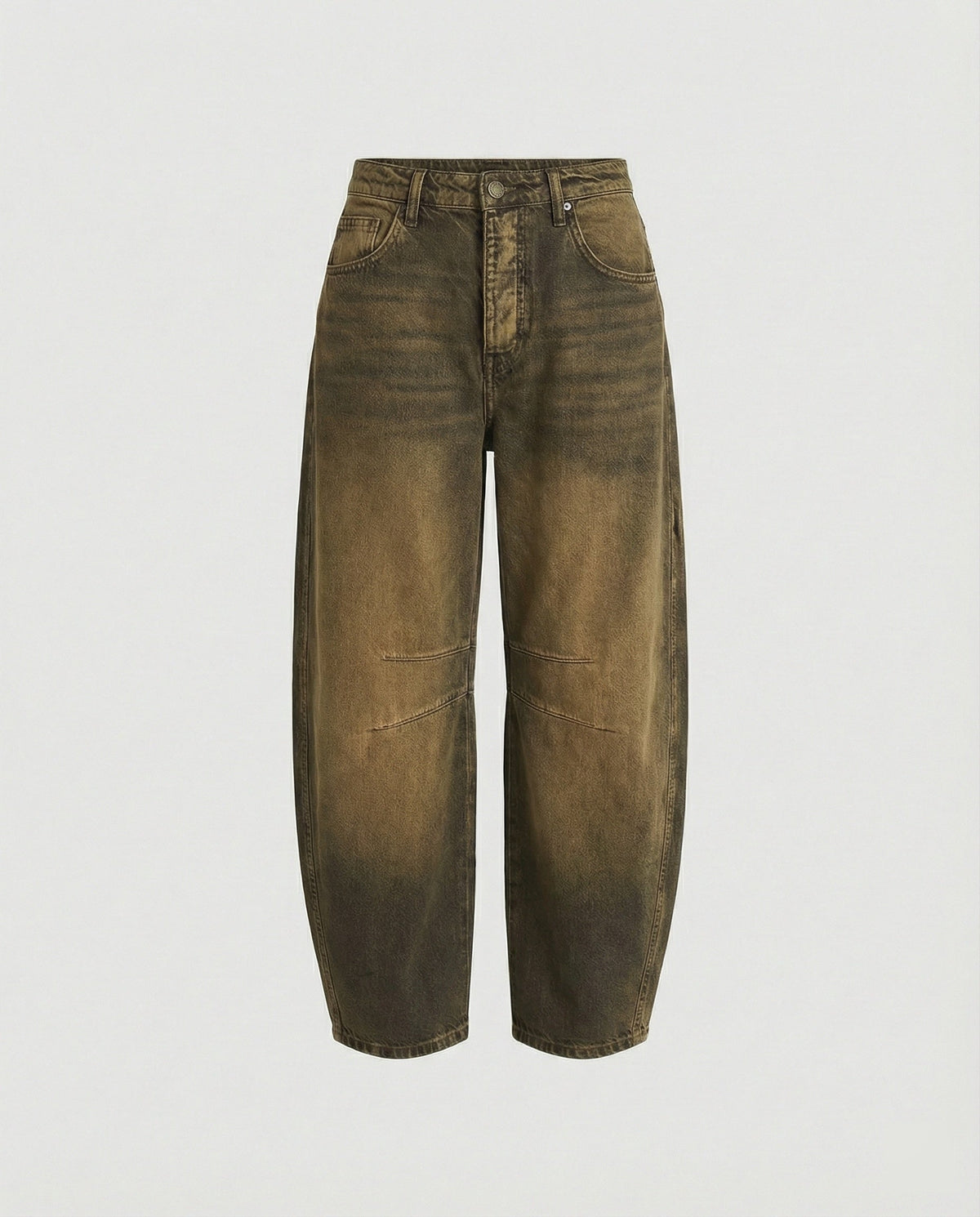 EVA-US | Mid Rise Barrel Jeans for Women