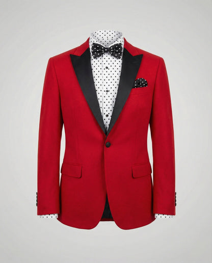 EVA-US | Men's Summer Jacket with Slim Fit and Contrasting Lapel