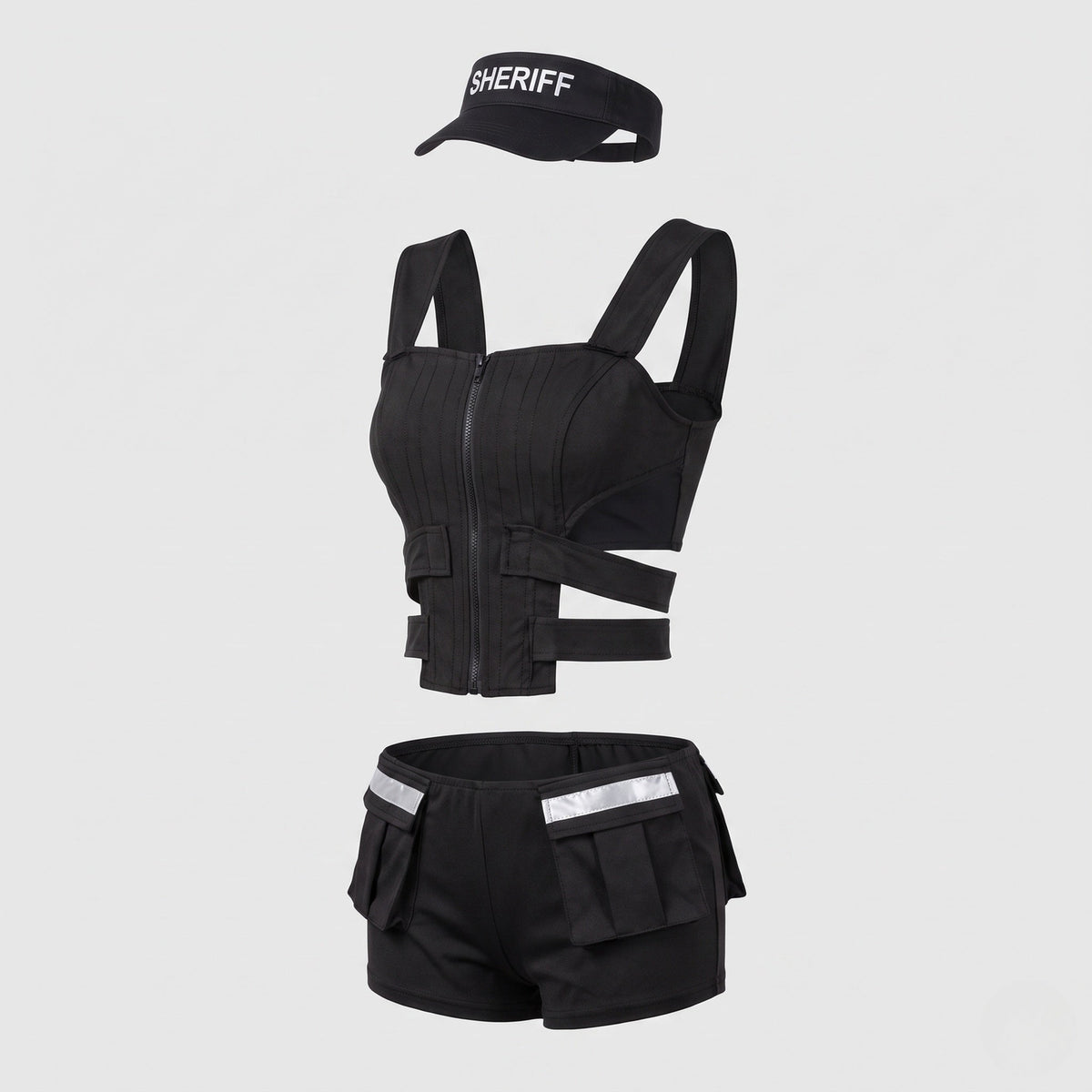 Women's durable police costume with modern design elements EVA-US