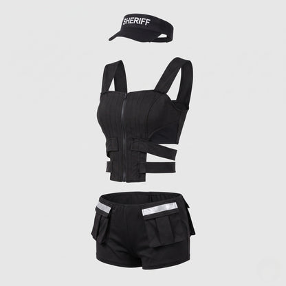 Women's durable police costume with modern design elements EVA-US