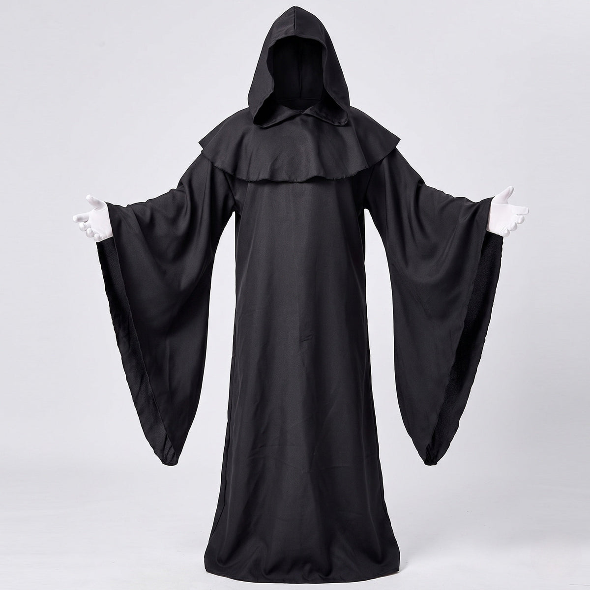 Men's Creepy Hooded Costume with Wide Sleeves EVA-US