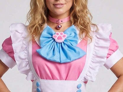 Women's playful costume set with ruffles and bows EVA-US