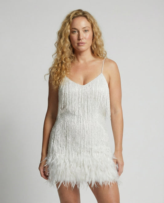 Samba – a Stylish Cocktail Dress - upper body detail