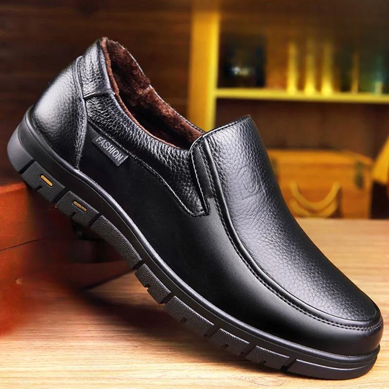 EVA-US - Men's casual shoes made of genuine leather