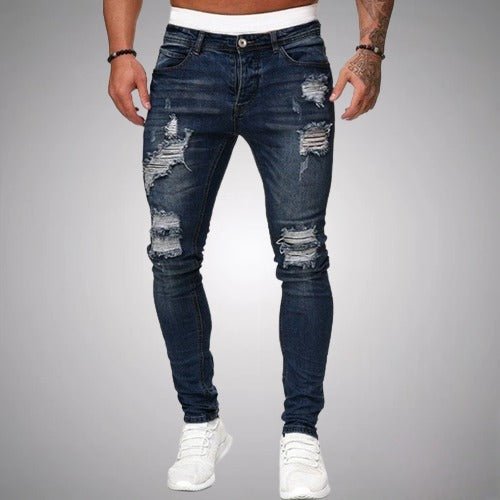 EVA-US | Stretch Ripped Jeans for Men