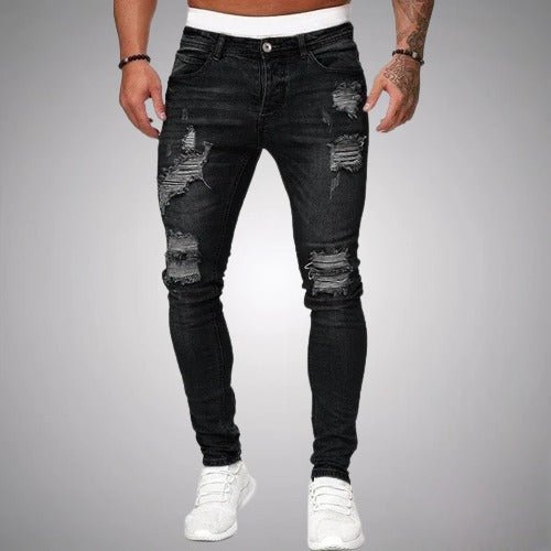 EVA-US | Stretch Ripped Jeans for Men