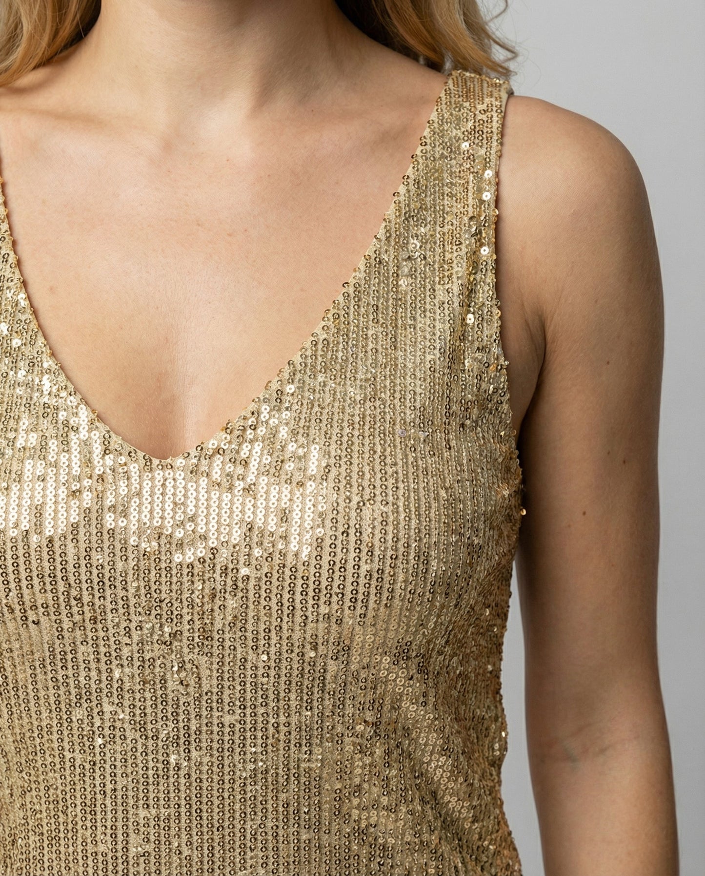 Sparkling Women's Top - close-up detail