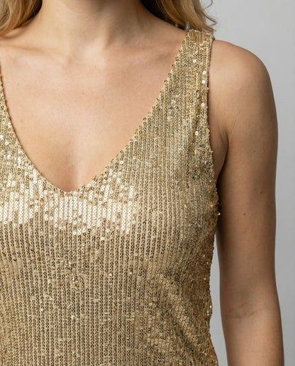 Sparkling Women's Top - close-up detail