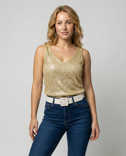 Sparkling Women's Top - upper body detail