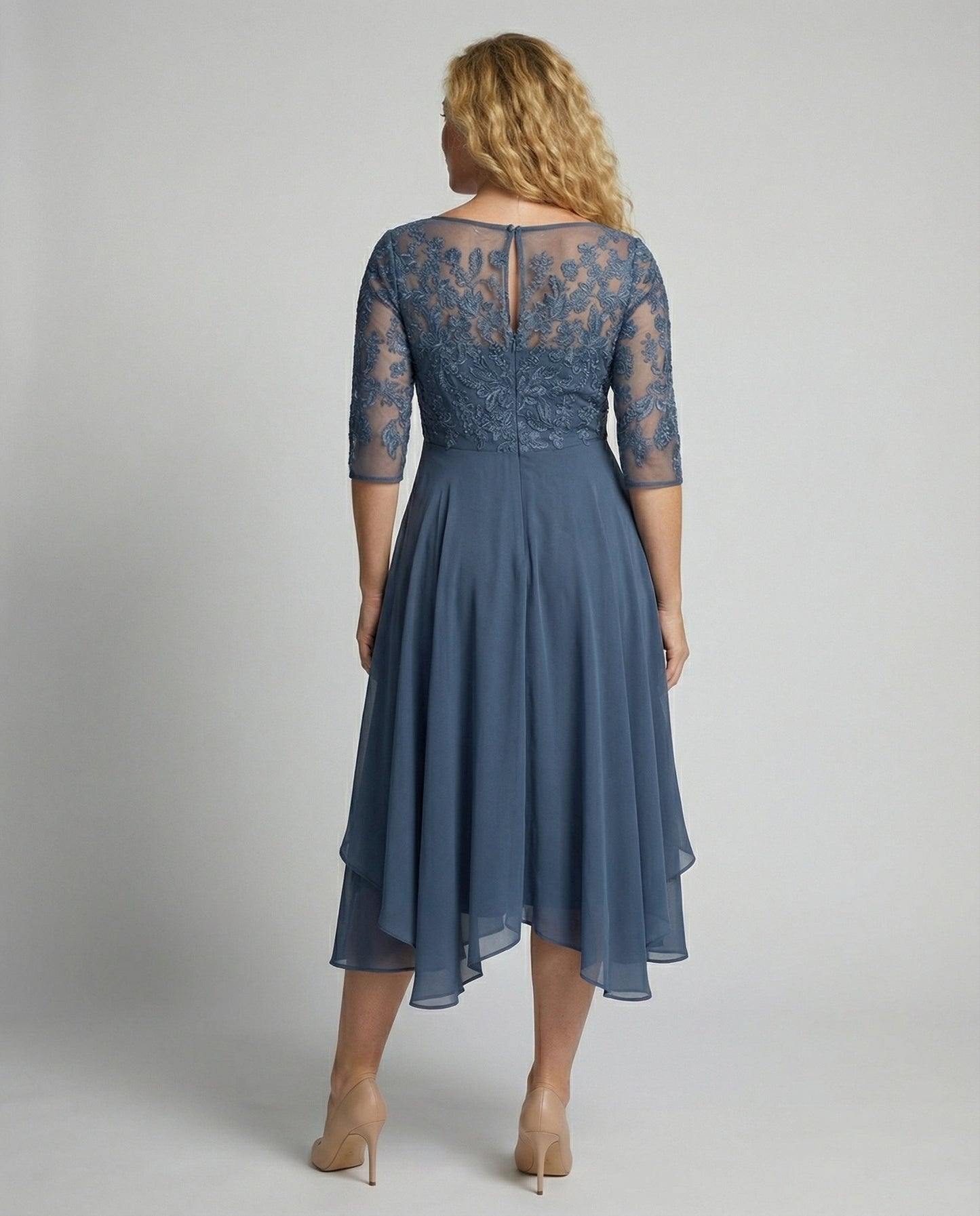 The Elegant and Comfortable Dress - back view