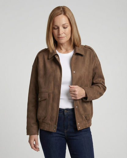 Leisure Wear Women Velvet Jacket Loose