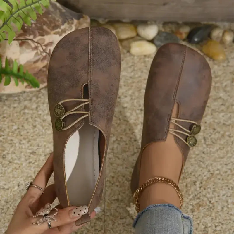 EVA-US | Elegant Ergonomic Flat Shoes with Soft Sole