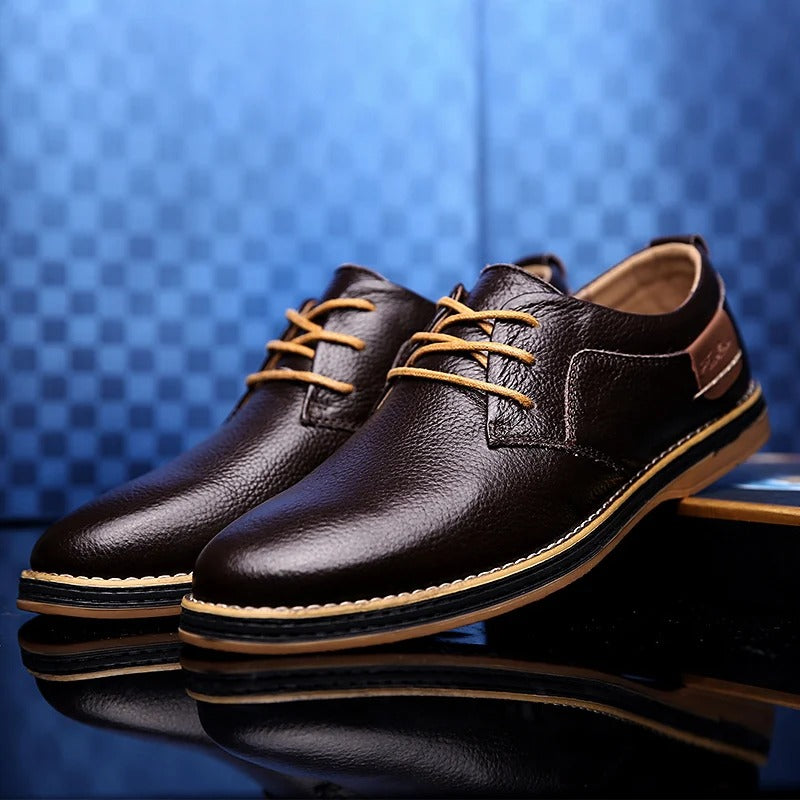 Genuine Leather Shoes for Men EVA-US