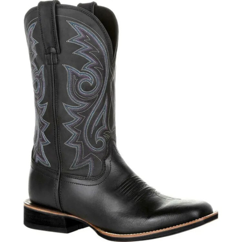 EVA-US | Men's Black Western Cowboy Boots
