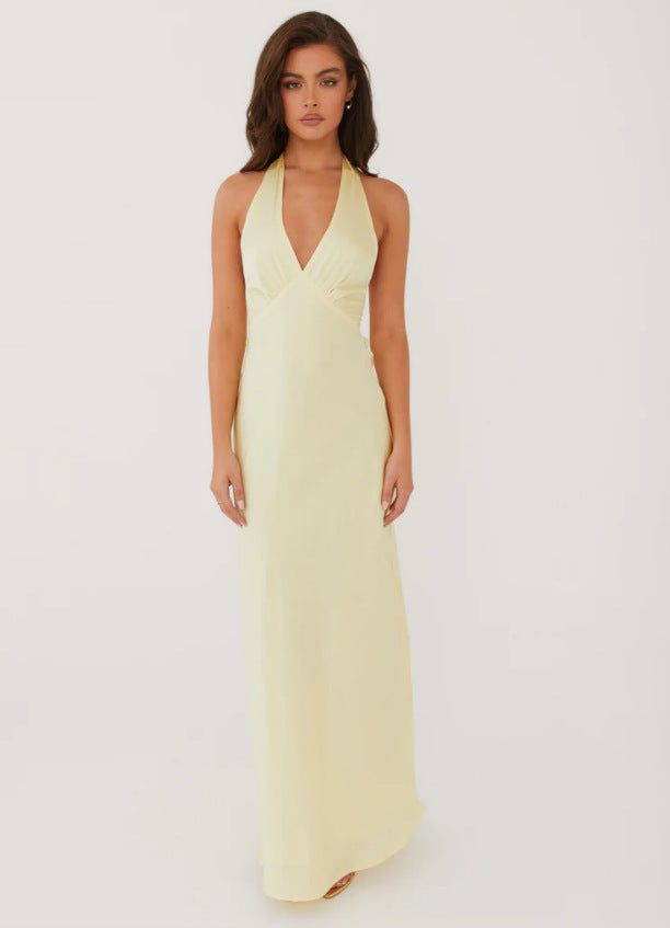 Women Elegant Wrap Dress with V-Neck and Narrow, Flowing Cut - product photo 6