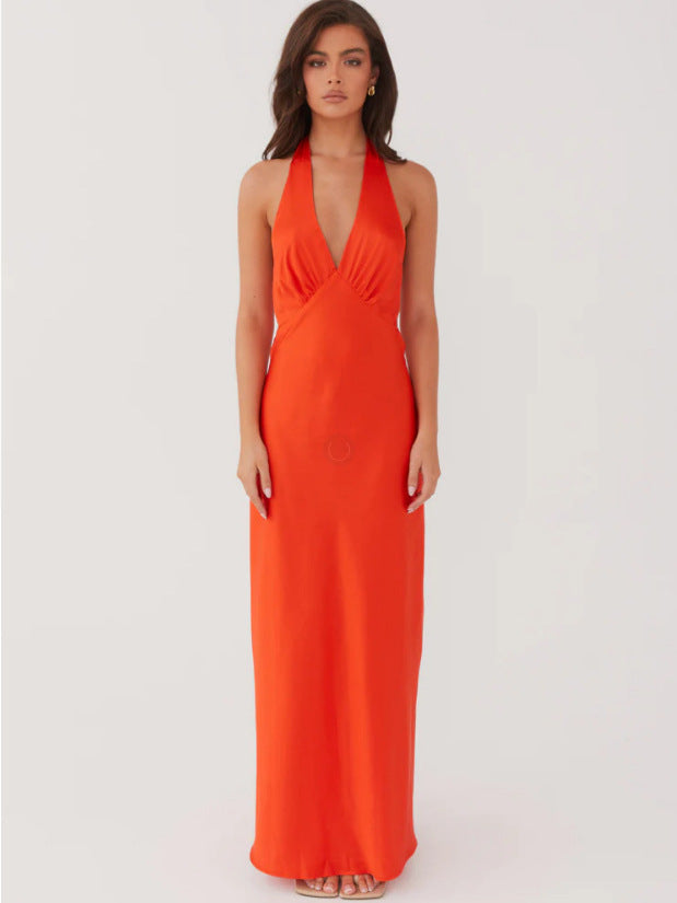 Women Elegant Wrap Dress with V-Neck and Narrow, Flowing Cut - product photo 11