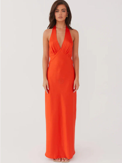 Women Elegant Wrap Dress with V-Neck and Narrow, Flowing Cut - product photo 11