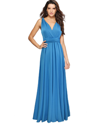 Women Multiway Wrap Dress with 50+ Wearing Variants & Elastic Fabric - product photo 29