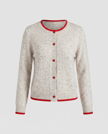 Women's cardigan with decorative button detail - Chichicherry