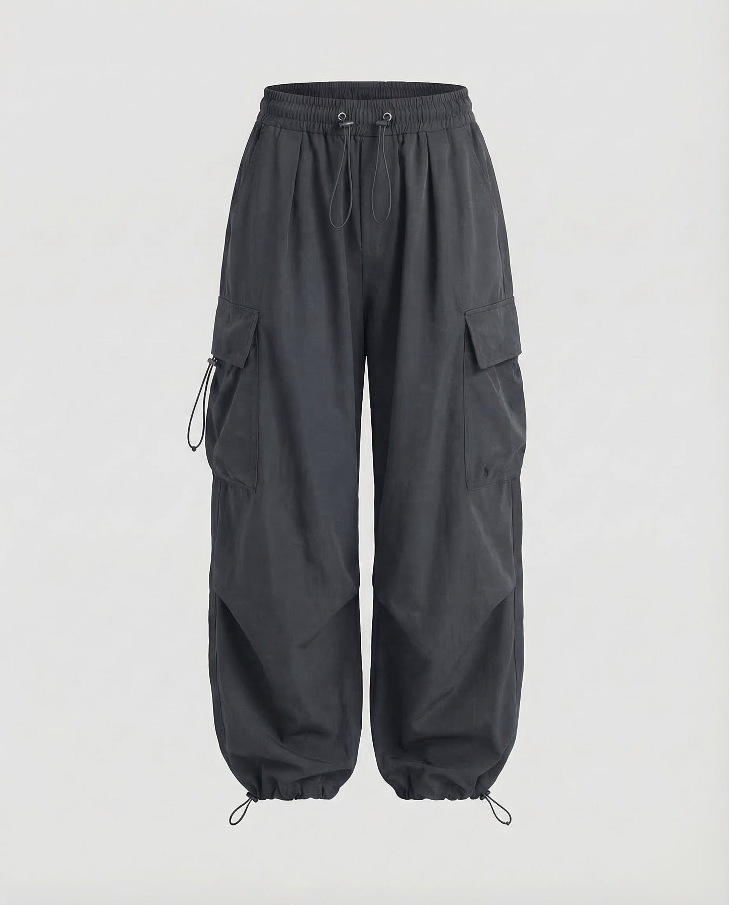 Women's Cargo Pants Oversize - Grey colorway