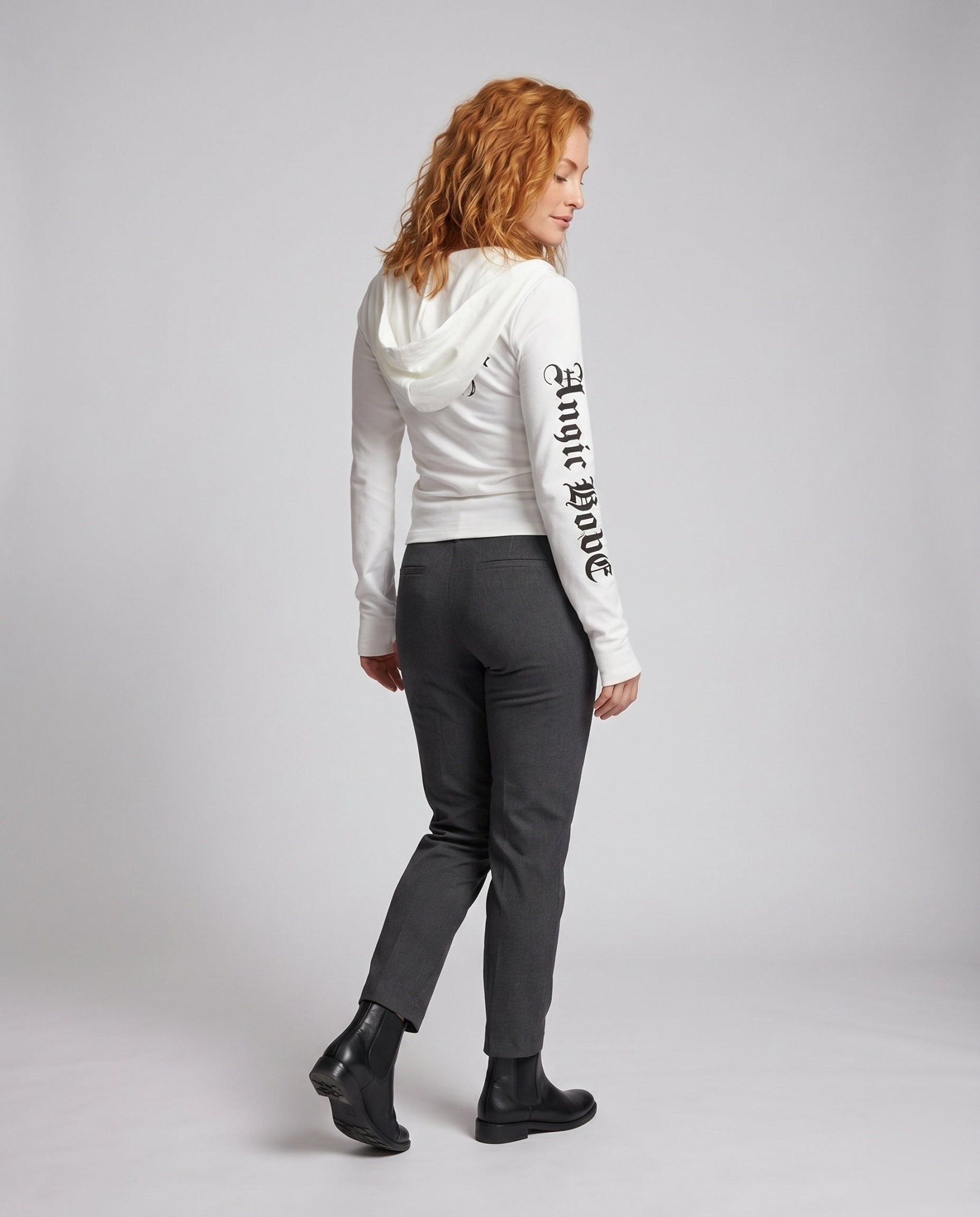 Women's casual hoodie jacket with creative design and practical pockets - Chichicherry