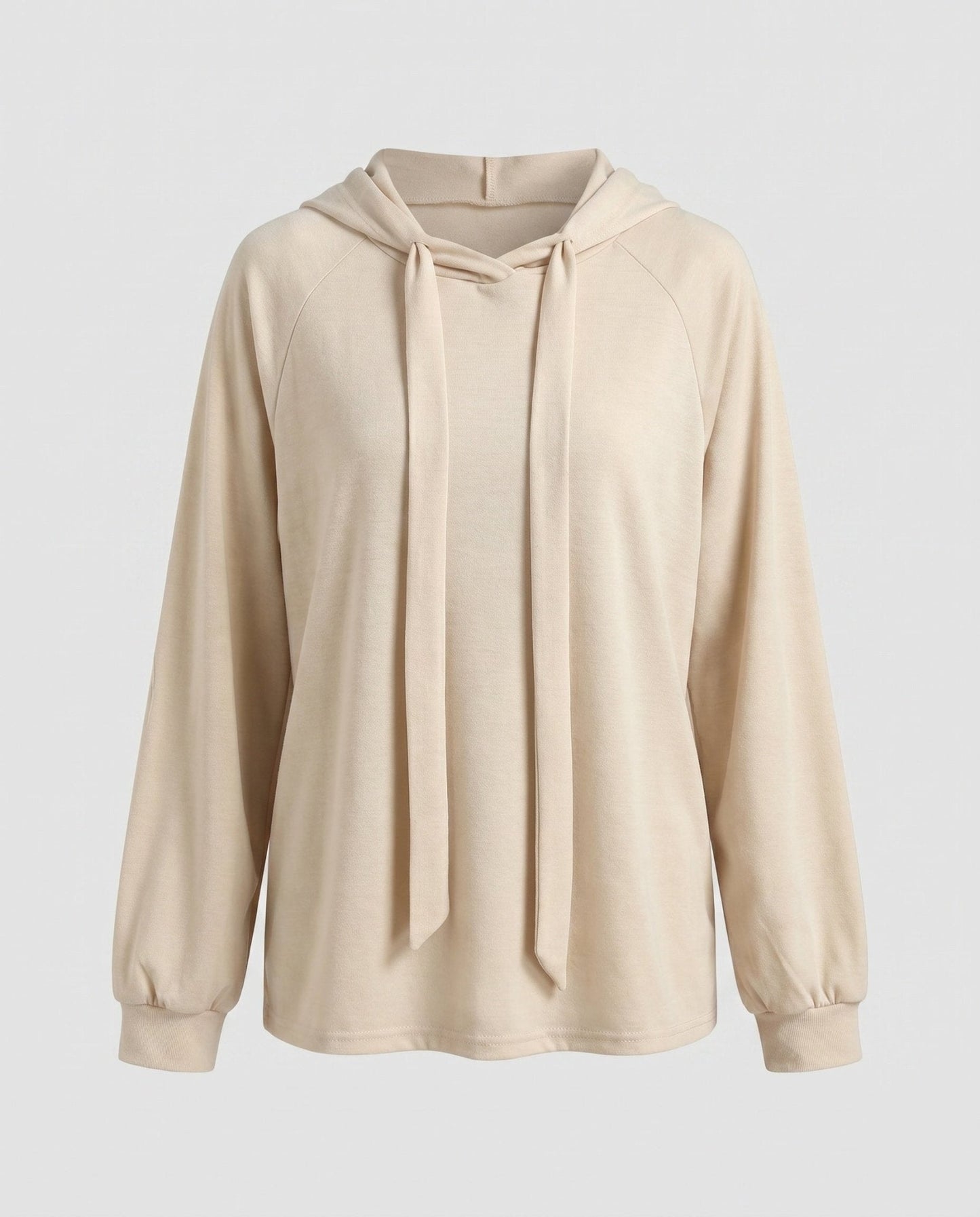 Women's casual hoodie with wide sleeves and drawstring - Chichicherry