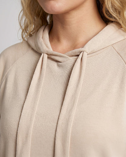 Women's casual hoodie with wide sleeves and drawstring - Chichicherry