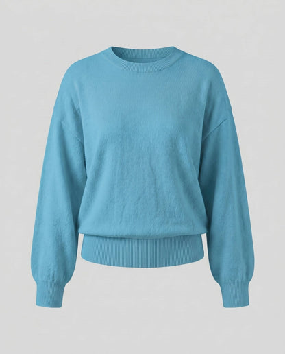 Women's casual sweater with soft material and fashionable cut - Chichicherry