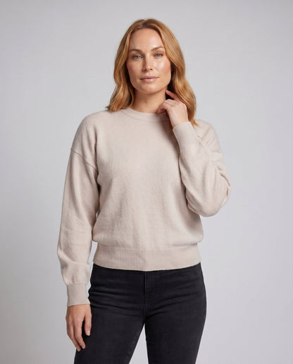 Women's casual sweater with soft material and fashionable cut - Chichicherry