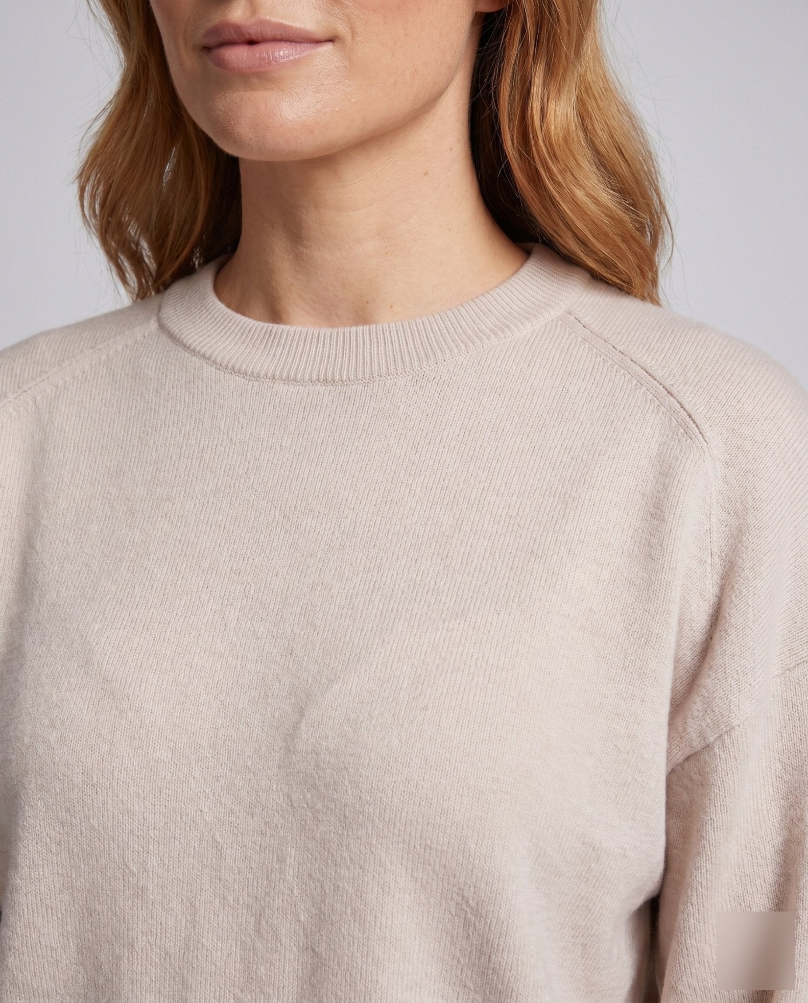 Women's casual sweater with soft material and fashionable cut - Chichicherry