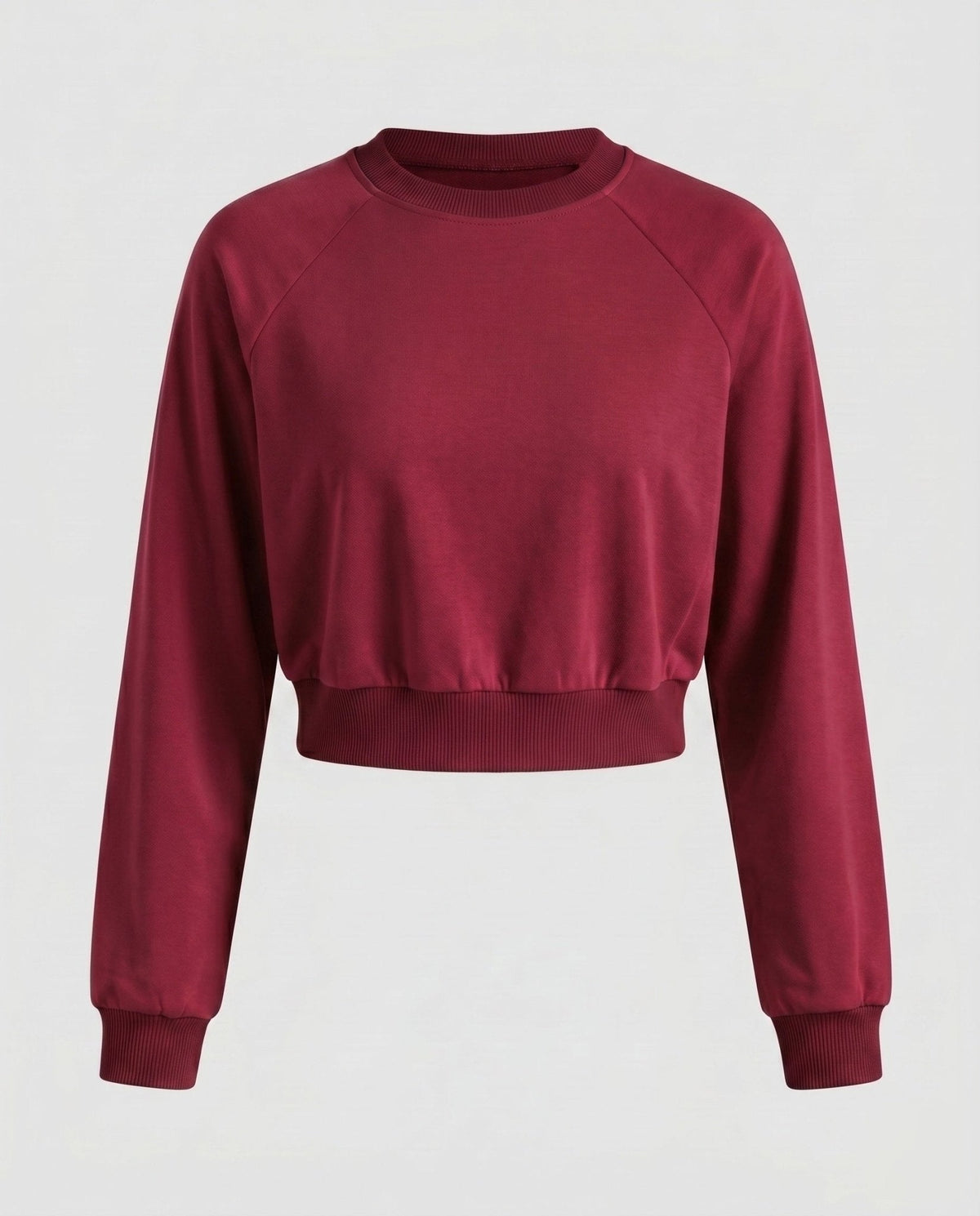 Women's casual sweatshirt with wide round neckline and elastic waistband - Chichicherry