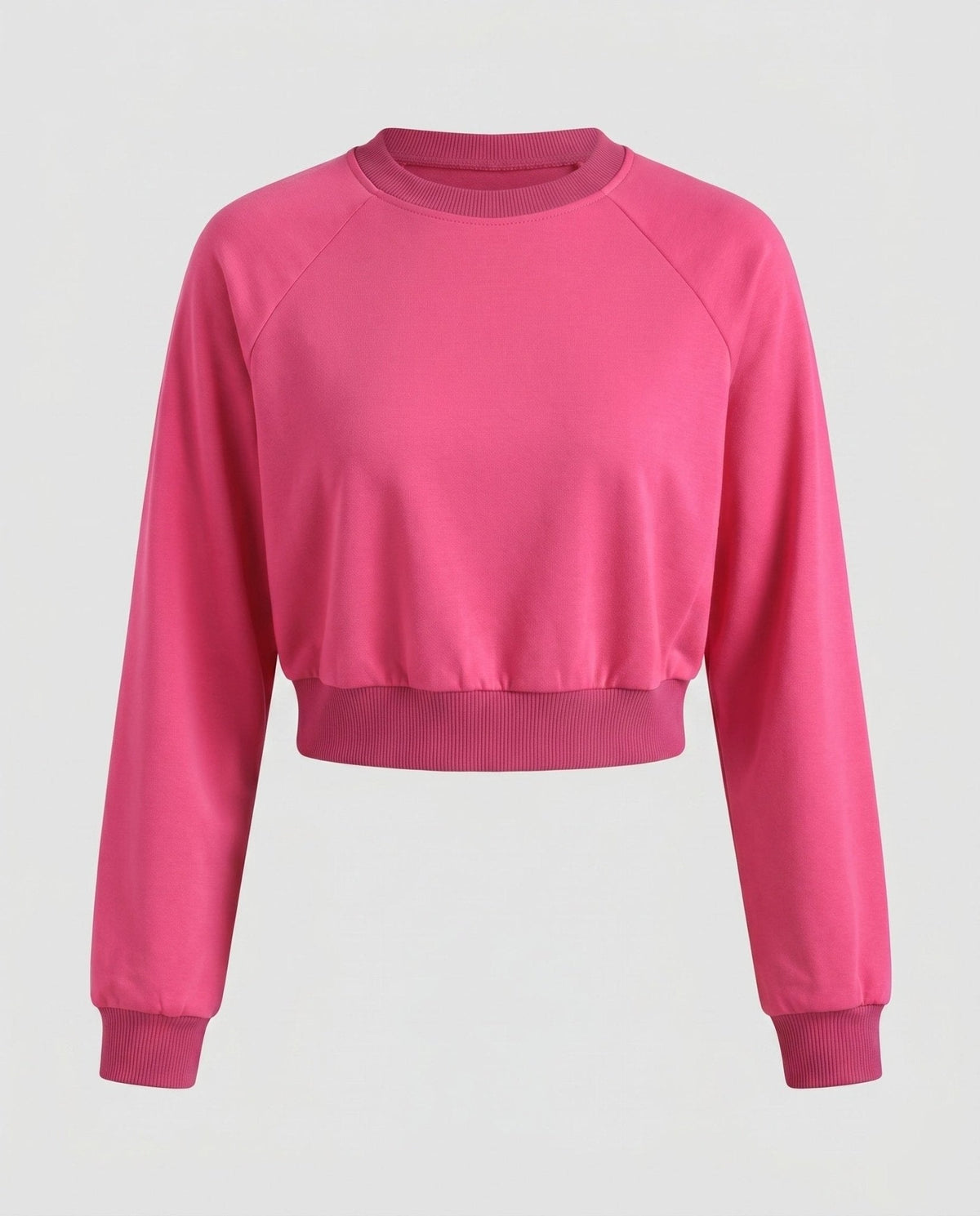 Women's casual sweatshirt with wide round neckline and elastic waistband - Chichicherry