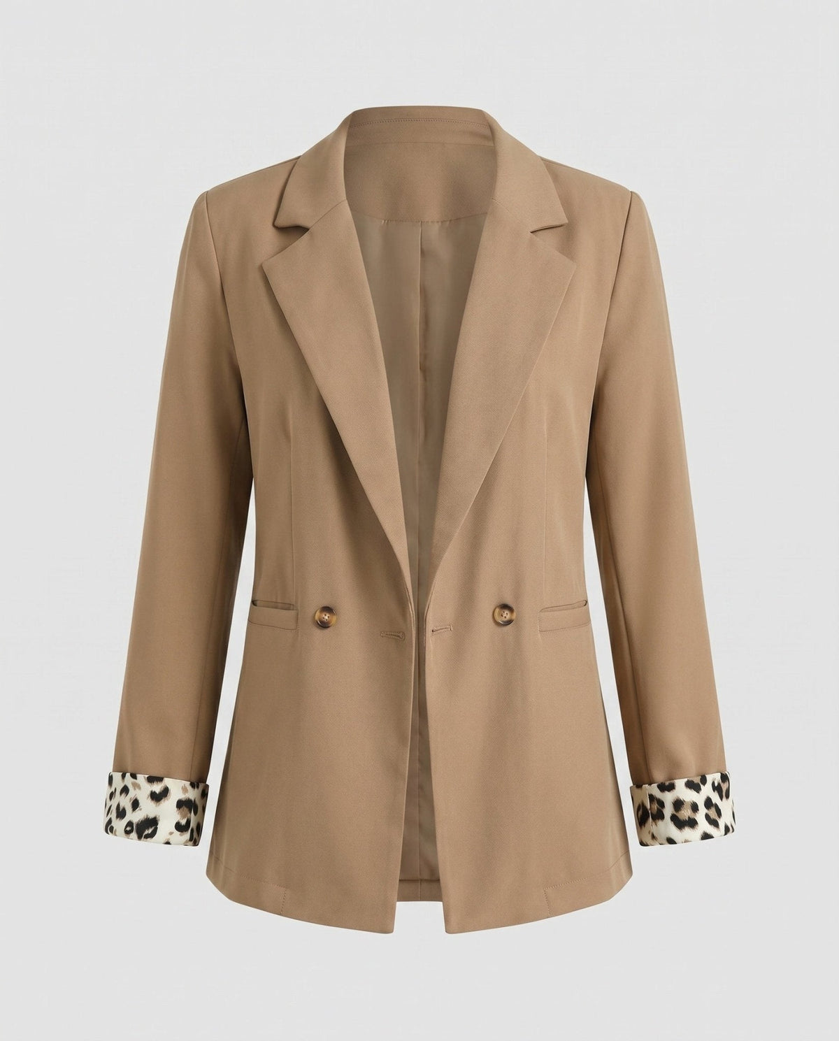 Women's fashionable blazers with animal accents - Chichicherry