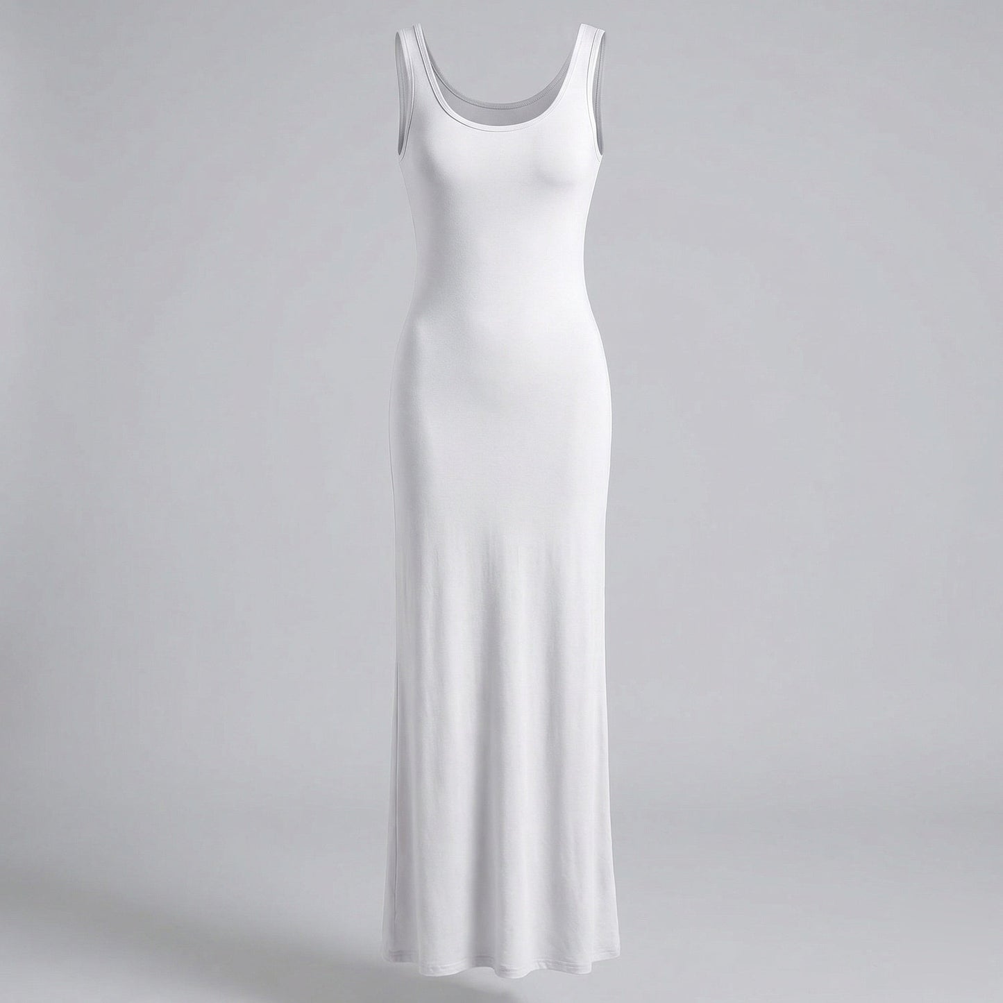 Women's Form-Stable Stretch Jersey Column Maxi Dress - product photo