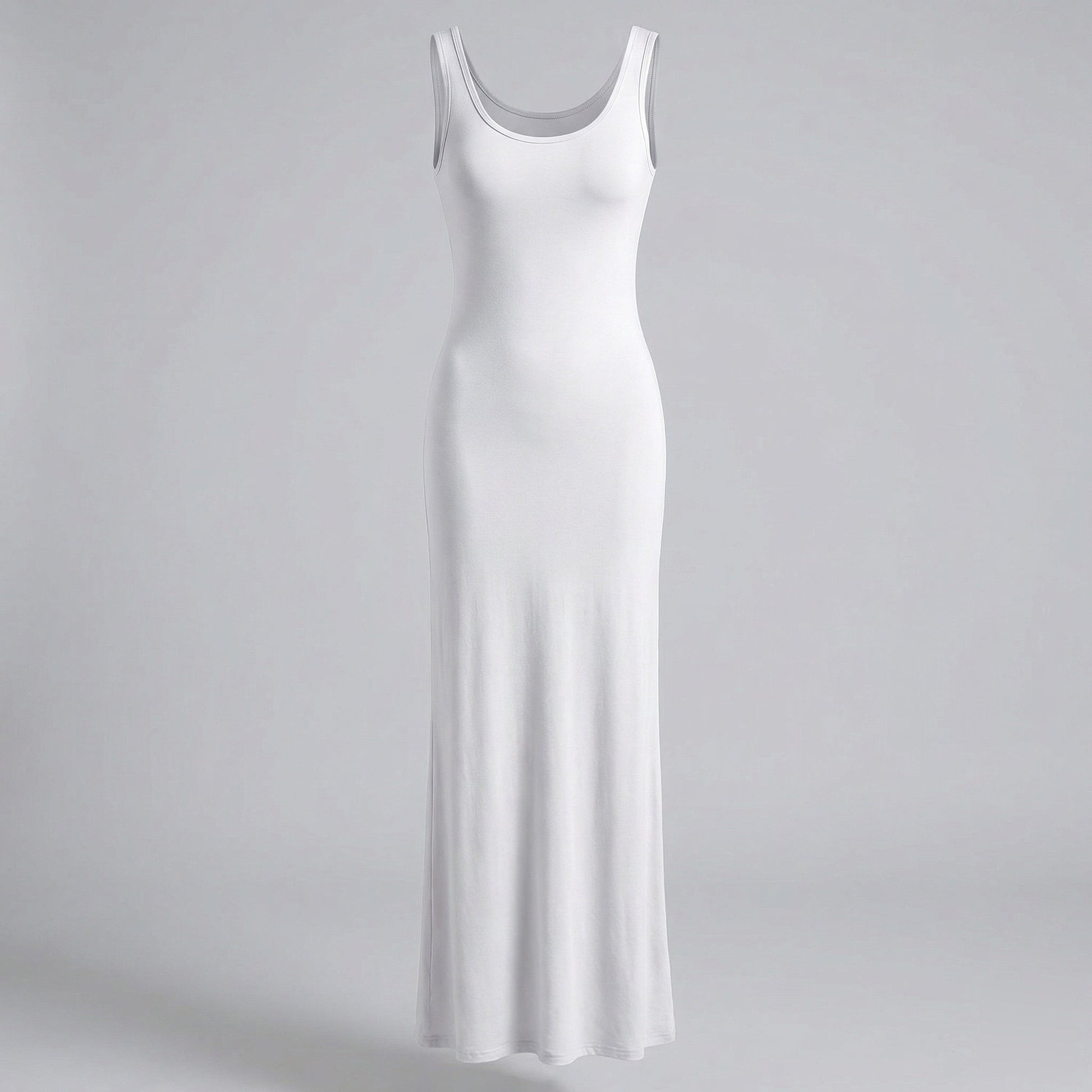 Women's Form-Stable Stretch Jersey Column Maxi Dress - product photo