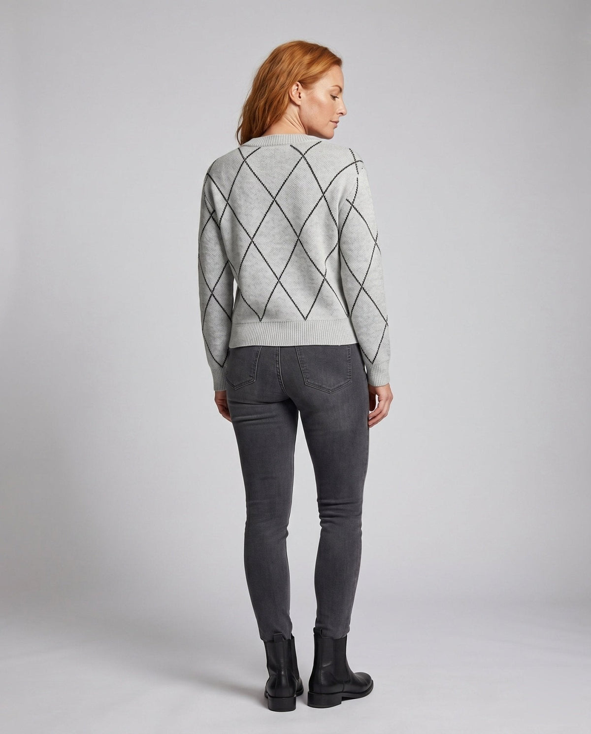 Women's knit sweater with stylish bow details - Chichicherry