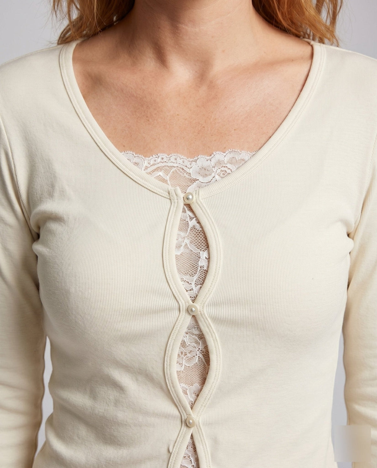 Women's Long Sleeve Blouse with Refined Button Details - Chichicherry