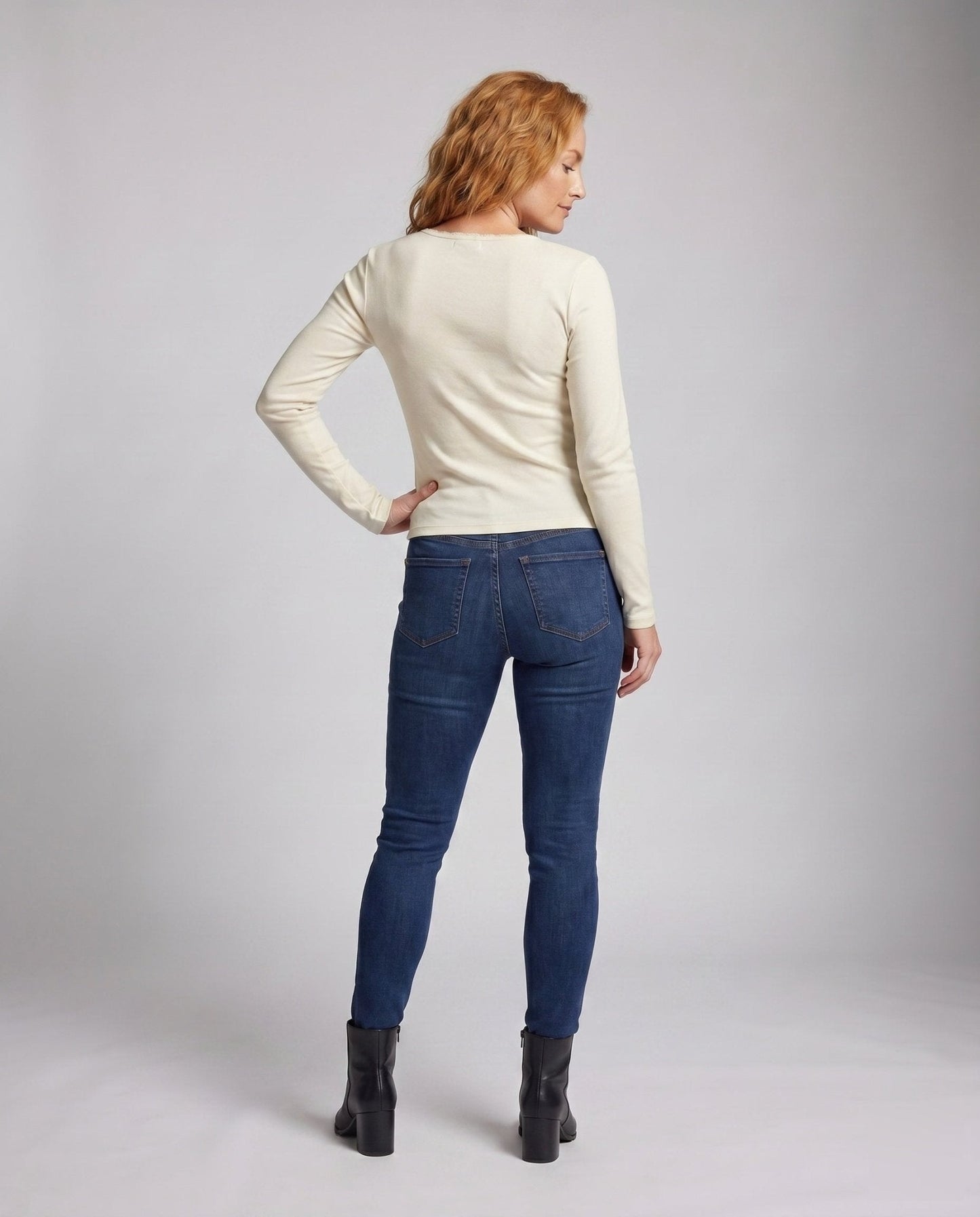 Women's Long Sleeve Blouse with Refined Button Details - Chichicherry